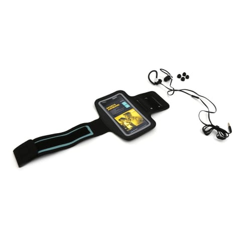 ⁨PLATINET IN-EAR EARPHONES SŁUCHAWKI + MIC SPORT + ARMBAND PM1070 BLACK [42926]⁩ w sklepie Wasserman.eu