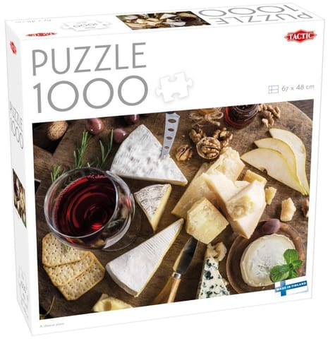 ⁨Puzzle 1000 A cheese plate⁩ w sklepie Wasserman.eu