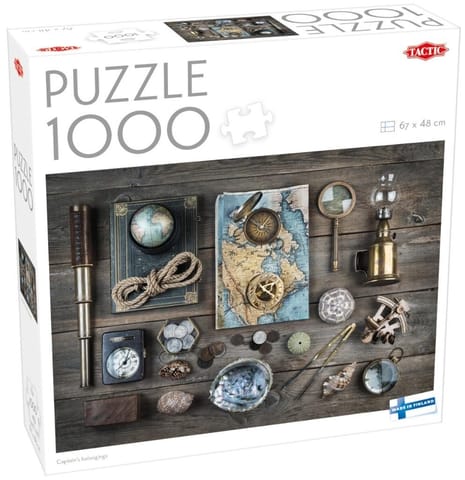 ⁨Puzzle 1000 Captain's belongings⁩ w sklepie Wasserman.eu