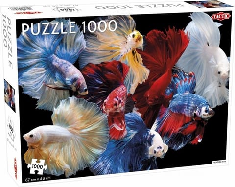 ⁨Puzzle 1000 Animals: Fighting Fish⁩ w sklepie Wasserman.eu