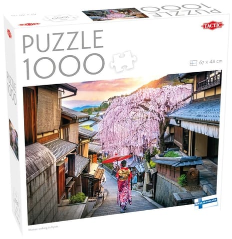 ⁨Puzzle 1000 Kobieta spacerująca po Kioto⁩ w sklepie Wasserman.eu