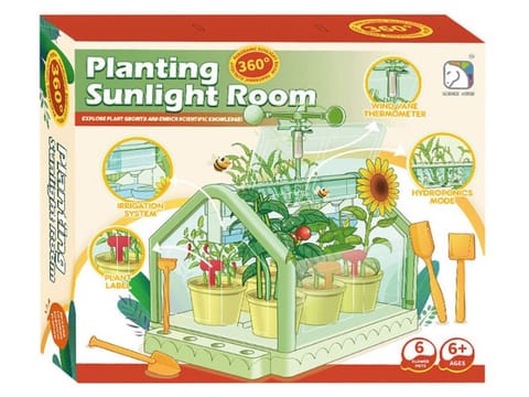 ⁨Szklarnia Dla Dzieci Mini Ogród Ogródek Plantacja + Akcesoria⁩ w sklepie Wasserman.eu