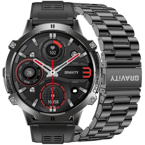 ⁨SMARTWATCH MĘSKI GRAVITY GT42-1 - AMOLED, DODATKOWA BRANSOLETA (sg056a)⁩ w sklepie Wasserman.eu