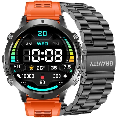 ⁨SMARTWATCH MĘSKI GRAVITY GT42-5 - AMOLED, DODATKOWA BRANSOLETA (sg056e)⁩ w sklepie Wasserman.eu