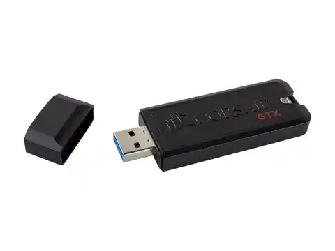 ⁨Corsair Flash Drive Voyager GTX 256 GB, USB 3.1, Black⁩ at Wasserman.eu