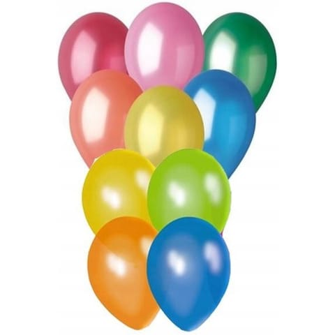 ⁨Balony 27cm mix kolorów op. 10szt. BB12-2344 ALIGA⁩ w sklepie Wasserman.eu