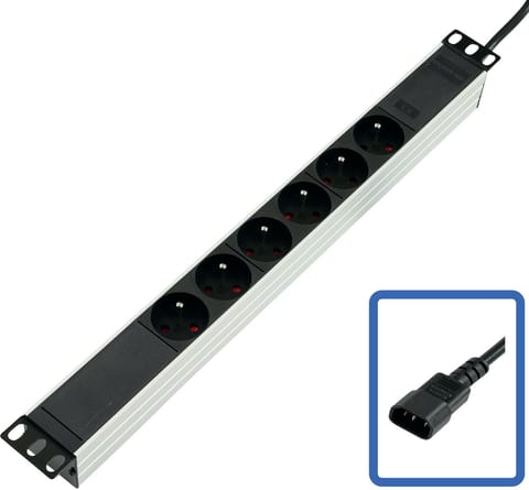 ⁨Lanview POWER STRIP 19" - 6 WAY -⁩ w sklepie Wasserman.eu