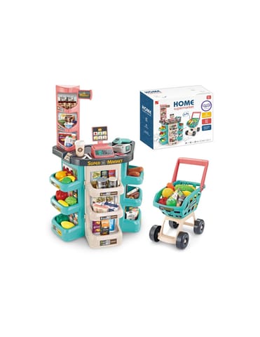 ⁨WOOPIE Sklep Supermarket i Wózek Koszyk Sklepowy Kasa Waga Skaner 47 akc⁩ w sklepie Wasserman.eu