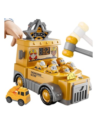 ⁨WOOPIE Gra Zręcznościowa Uderz Młotkiem Wbijak Plac Budowy z Akcesoriami⁩ w sklepie Wasserman.eu