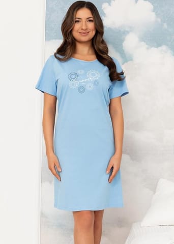 ⁨KOSZULA REGINA 2004 NIEBIESKI (kolor niebieski, rozmiar M)⁩ w sklepie Wasserman.eu