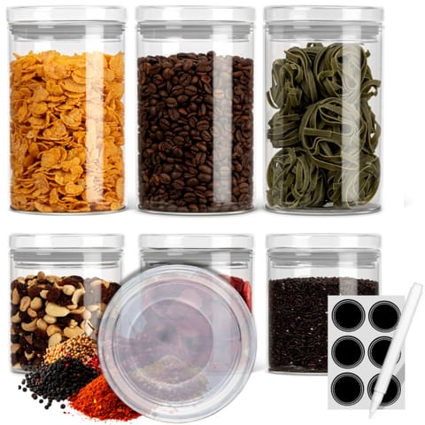 ⁨Szklane pojemniki do przechowywania żywności 6x Classbach C-VD 4031⁩ w sklepie Wasserman.eu