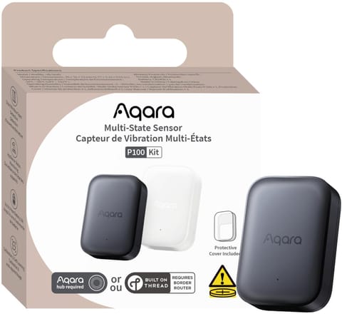 ⁨Aqara Multi-State Sensor P100 Kit Szary Wielofunkcyjny czujnik Zigbee, Thread⁩ w sklepie Wasserman.eu