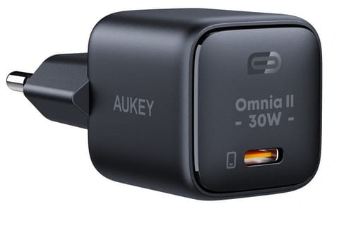 ⁨AUKEY PA-B1L Black Omni a II Mini Wall Charger⁩ at Wasserman.eu