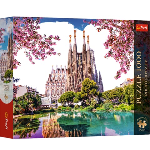⁨Puzzle - 1000 - Photo Odyssey: Sagrada Familia, Barcelona, Hiszpania -Trefl 12137⁩ w sklepie Wasserman.eu