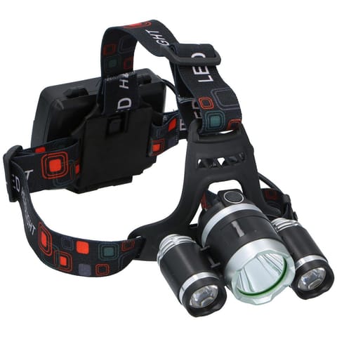 LATARKA CZOŁOWA TURYSTYCZNA DELUXE 1 LED i 2 COB GRUNDIG w sklepie Wasserman.eu