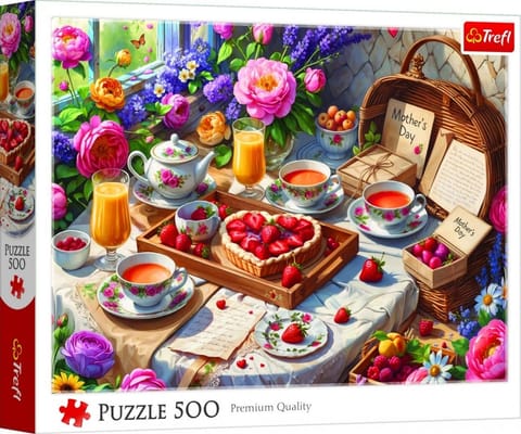 ⁨Puzzle 500 Słodkości na Dzień Mamy⁩ w sklepie Wasserman.eu