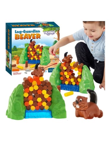 ⁨WOOPIE Gra Zręcznościowa Tama Spadający Bóbr⁩ w sklepie Wasserman.eu