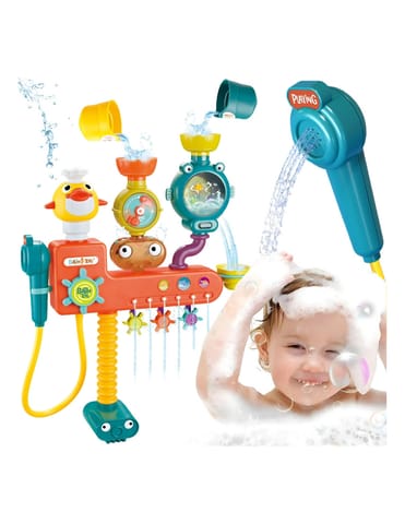 ⁨WOOPIE BABY Zabawka do Kąpieli Kranik Prysznic Fontanna Przelewowa Kaczuszka⁩ w sklepie Wasserman.eu