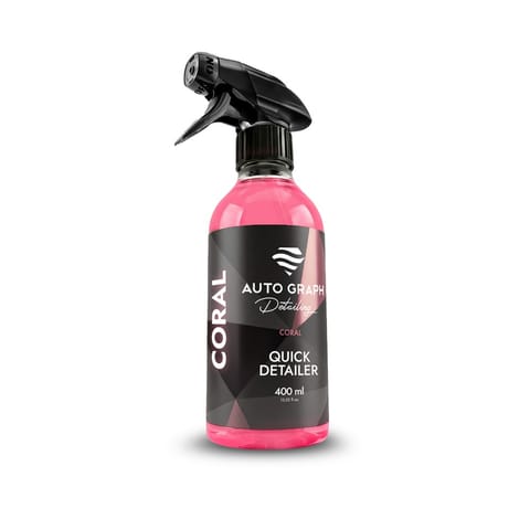 ⁨Auto Graph CORAL Quick Detailer 400ml - prosty w użyciu produkt do odświeżania lakieru⁩ w sklepie Wasserman.eu