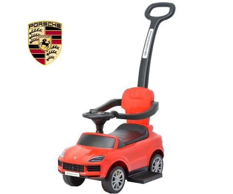 ⁨Milly Mally Pojazd z rączką Porsche Cayenne Red⁩ w sklepie Wasserman.eu