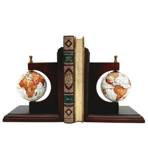 ⁨Bookend Podpórki do Książek Globusy - Prezent dla Podróżnika - NC2677C⁩ w sklepie Wasserman.eu