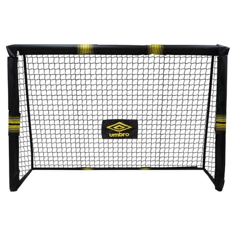 ⁨Umbro - Bramka do piłki nożnej metalowa z siatką 240x160x85 cm⁩ w sklepie Wasserman.eu