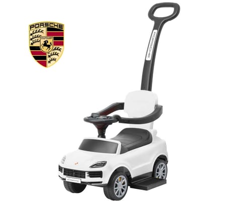⁨Milly Mally Pojazd z rączką Porsche Cayenne White⁩ w sklepie Wasserman.eu