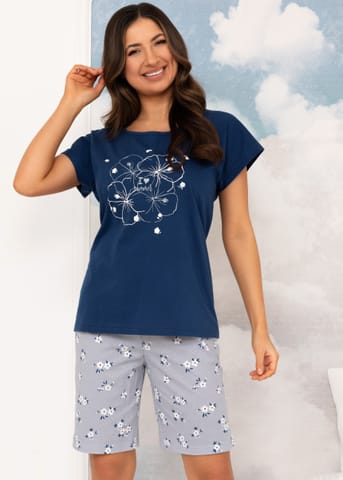 ⁨PIŻAMA REGINA 4003 GRANAT (kolor granat, rozmiar XL)⁩ w sklepie Wasserman.eu