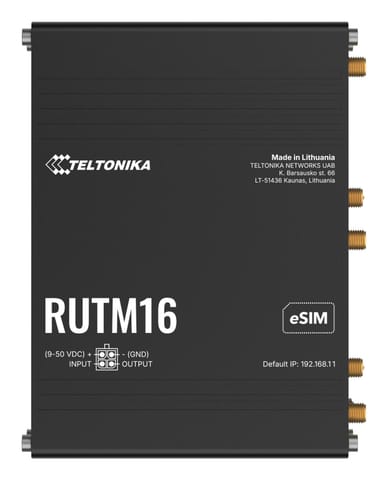⁨Teltonika Networks RUTM16 (Global, EU PSU) 4G⁩ w sklepie Wasserman.eu