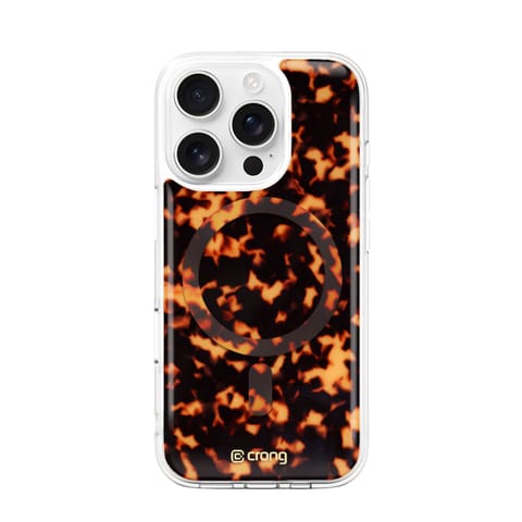 ⁨Crong Deluxe MAG Cover - Etui iPhone 16 Pro MagSafe (Tortoise)⁩ w sklepie Wasserman.eu