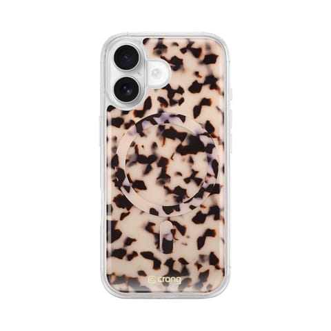 ⁨Crong Deluxe MAG Cover - Etui iPhone 17 MagSafe (Blonde Tortoise)⁩ w sklepie Wasserman.eu