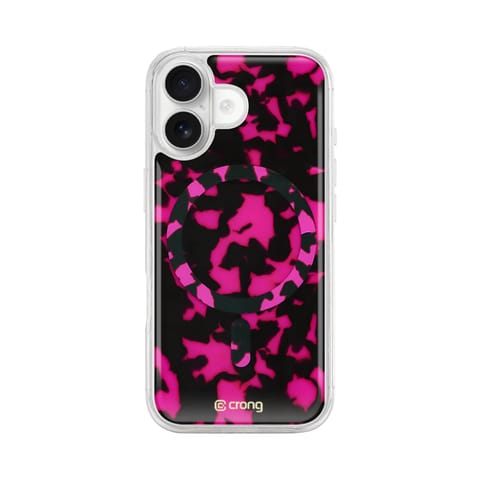 ⁨Crong Deluxe MAG Cover - Etui iPhone 17 MagSafe (Pink Tortoise)⁩ w sklepie Wasserman.eu