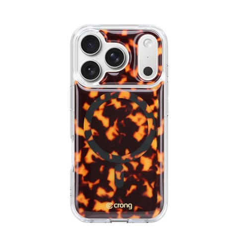 ⁨Crong Deluxe MAG Cover - Etui iPhone 17 Pro MagSafe (Tortoise)⁩ w sklepie Wasserman.eu