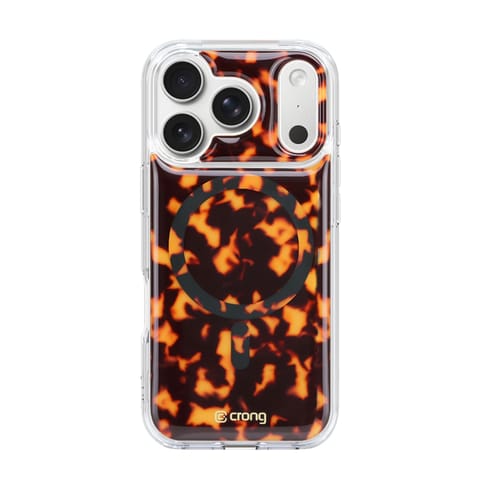 ⁨Crong Deluxe MAG Cover - Etui iPhone 17 Pro Max MagSafe (Tortoise)⁩ w sklepie Wasserman.eu