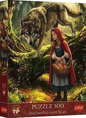 ⁨Puzzle 500 Premium Plus Czerwony Kapturek i Wilk⁩ w sklepie Wasserman.eu