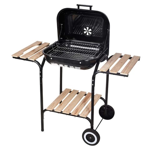 ⁨GRILL WĘGLOWY NA KÓŁKACH Z PÓŁKAMI KINGHOFF KH-2034⁩ w sklepie Wasserman.eu