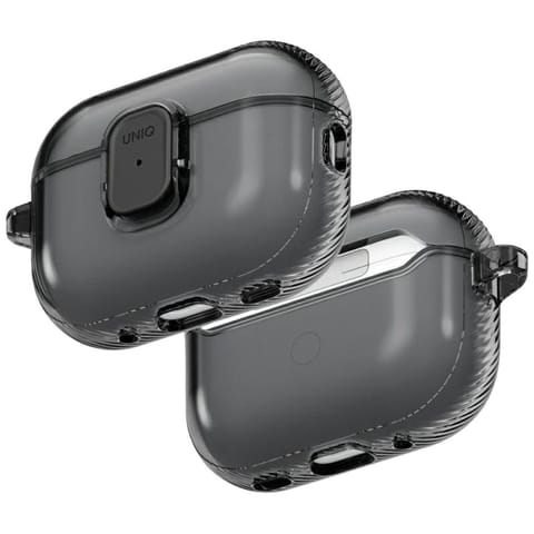 ⁨Etui UNIQ Glase Pro do AirPods Pro 3     Lock Case smoke⁩ w sklepie Wasserman.eu