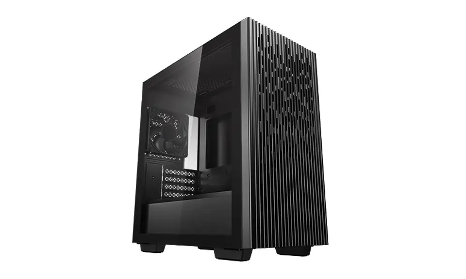 Deepcool MATREXX 40 Black, Micro ATX, 4, USB 3.0 x 1; USB 2.0 × 1; Audio x 1, ABS+SPCC+Tempered Glass, 1 × 120mm DC fan at Wasserman.eu