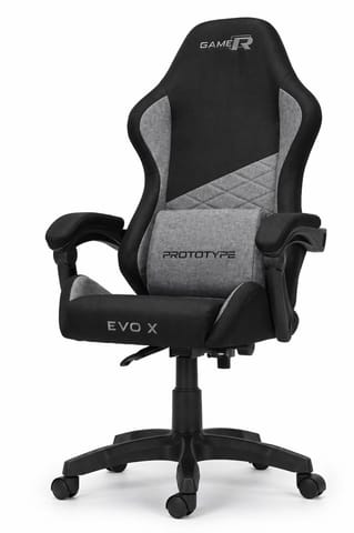 ⁨Fotel obrotowy gamingowy EVO FABRIC GREY XL⁩ w sklepie Wasserman.eu
