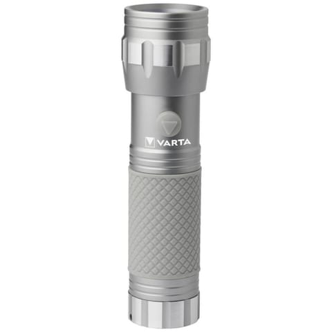 ⁨Latarka ręczna UV LED 15638 aluminiowa Długość fali UV 395-400 nm, Technologia Multi LED + baterie w zestawie Varta⁩ w sklepie Wasserman.eu