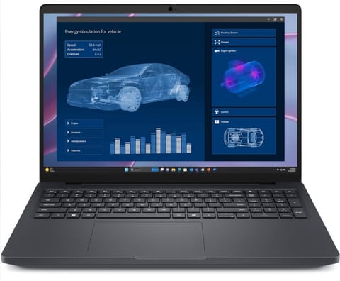⁨Notebook DELL Pro Max 16 MC16255 (16"/32GB/SSD512GB/W11P/Szaro-czarny)⁩ w sklepie Wasserman.eu