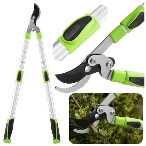 ⁨Nożyce Teleskopowe Ogrodnicze Sekator Antypoślizgowe Uchwyty 68-92CM⁩ w sklepie Wasserman.eu