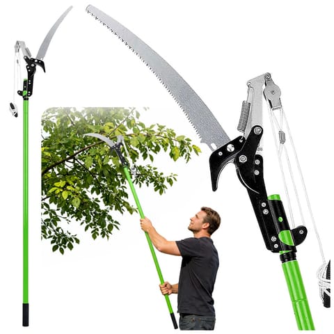 ⁨Nożyce Teleskopowe Sekator Piła Do Gałęzi 2w1 Na Wysięgniku 125-240 cm⁩ w sklepie Wasserman.eu