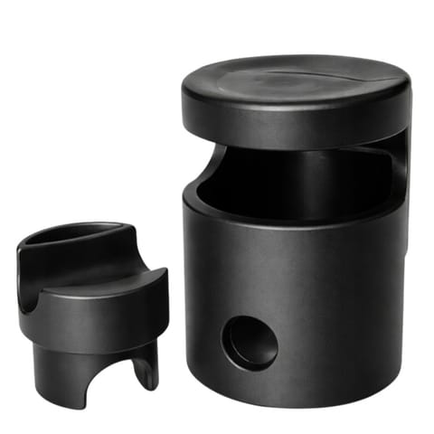 ⁨Plastikowa Zaślepka Do Trampoliny Grzybek z Ringiem Czarny 25mm⁩ w sklepie Wasserman.eu