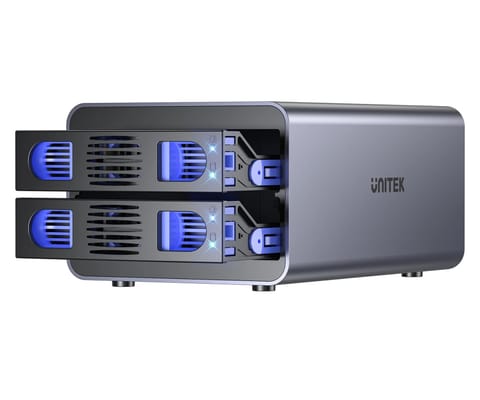 ⁨OBUDOWA DO DYSKÓW S1308A01-EU 2 X SATA 2.5 / 3.5 " 40 TB - 5 Gbps UNITEK⁩ w sklepie Wasserman.eu
