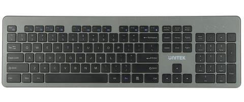 ⁨ZESTAW BEZPRZEWODOWY KLAWIATURA I MYSZ OPTYCZNA T054AGY01-US, 1600 dpi QWERTY 2.4 GHz UNITEK⁩ w sklepie Wasserman.eu