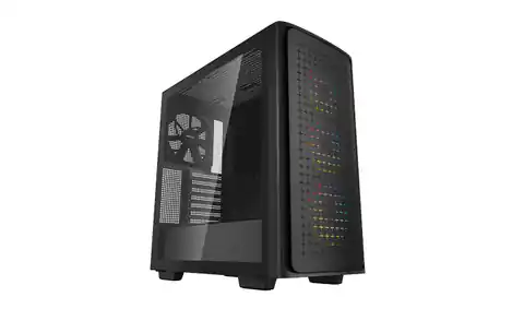 ⁨Deepcool MID TOWER CASE CK560 Side window, Black, Mid-Tower, Power supply included No⁩ at Wasserman.eu