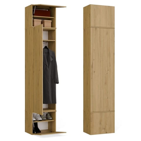 ⁨Garderoba Szafa HAGA 1SZ DĄB ARTISAN⁩ w sklepie Wasserman.eu