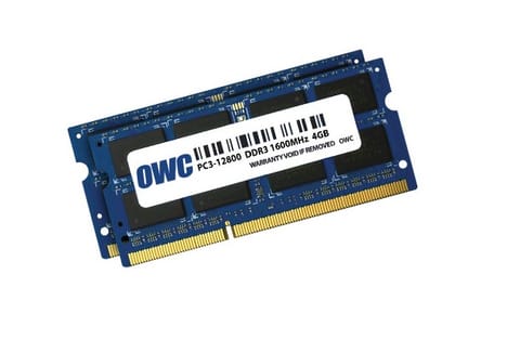 ⁨Pamięć OWC (SODIMM/DDR3/8 GB/1600MHz/1.35V/9 CLCL/DUAL)⁩ w sklepie Wasserman.eu