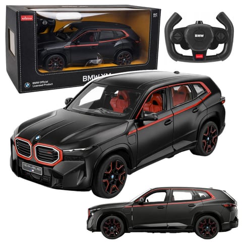 ⁨Auto BMW XM Samochód Zdalnie Sterowany RC Rastar Czarne 1:14⁩ w sklepie Wasserman.eu